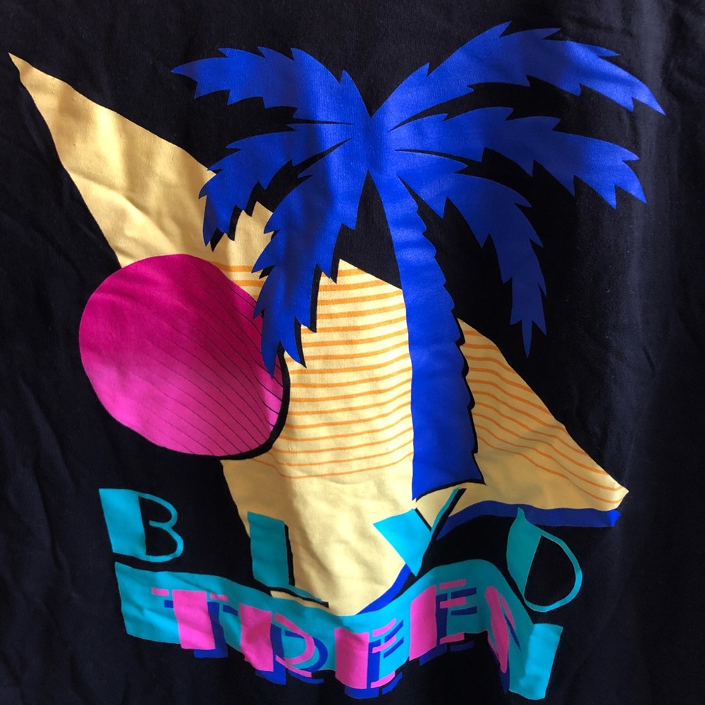 Men’s BLVD 2XL BLVD Trees Edition Black T-shirt.